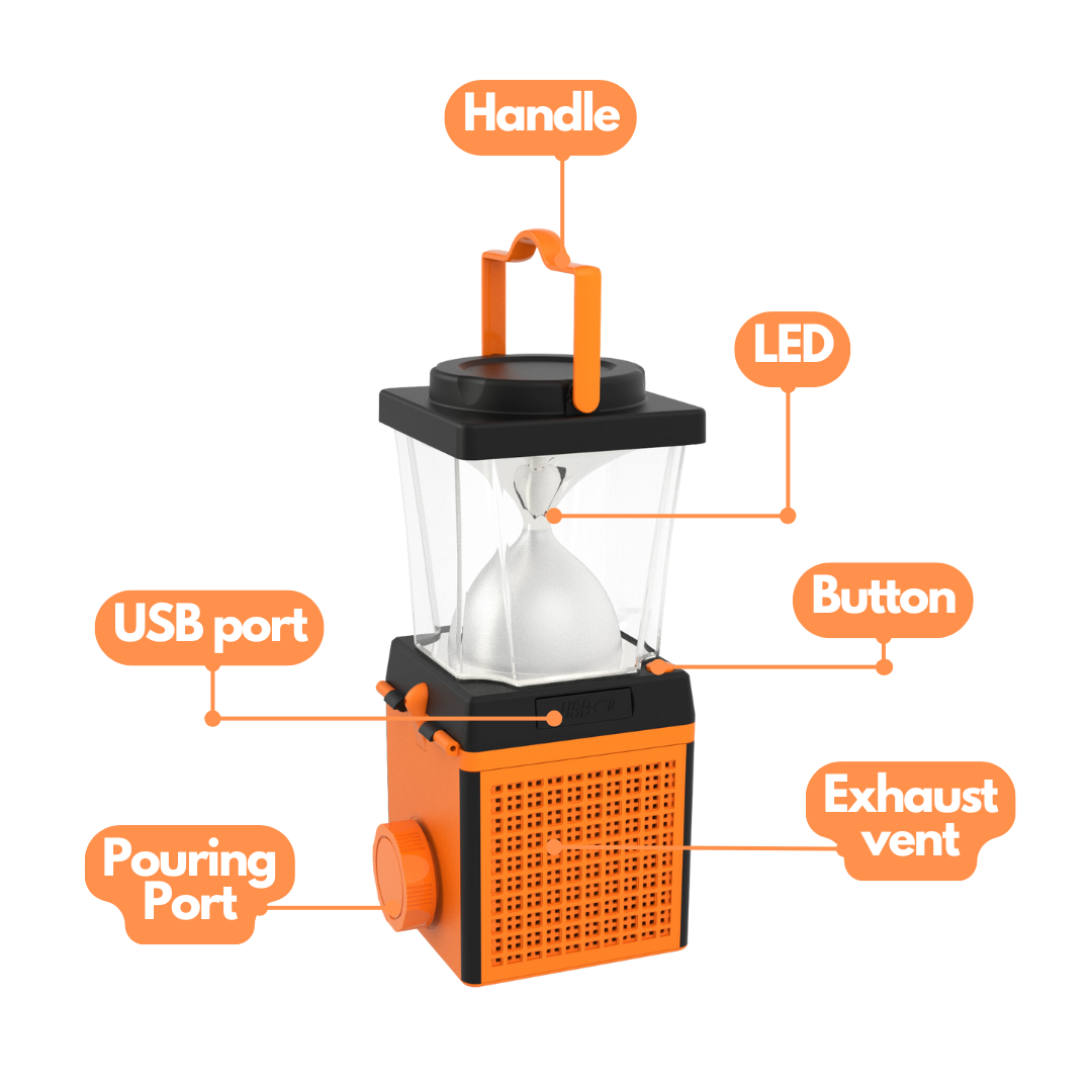 Salt Water Lamp for Emergency